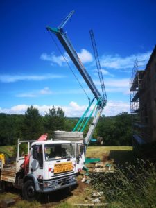 location de grue rapide à installer